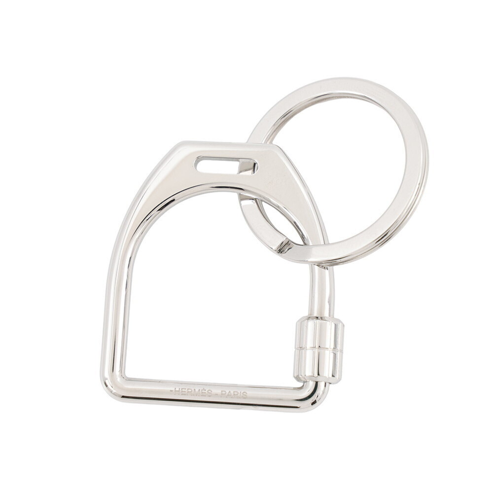 Hermes Charm Etrier Keychain Metal HERMES